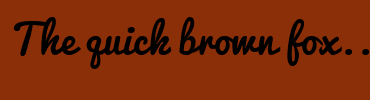 Image with Font Color 773423 and Background Color 8B2F08