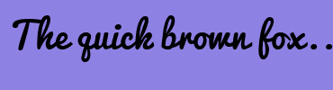 Image with Font Color FFFFFF and Background Color 8E81E4