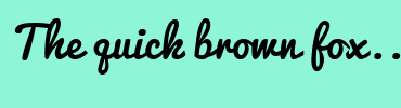 Image with Font Color 5380B8 and Background Color 8EF5D6