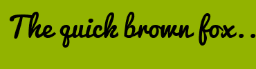 Image with Font Color D3FF19 and Background Color 92B300