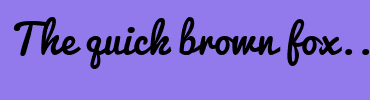 Image with Font Color FFFFFF and Background Color 937AEC