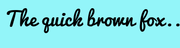 Image with Font Color FFE9F6 and Background Color 93F5F9