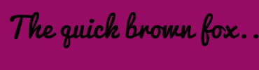 Image with Font Color 000000 and Background Color 960B64