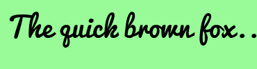 Image with Font Color 006400 and Background Color 98FB98