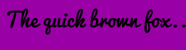 Image with Font Color 165DD3 and Background Color 9900A6