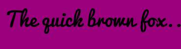 Image with Font Color 000000 and Background Color 9A007C