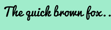 Image with Font Color 525C5B and Background Color A0ECCB