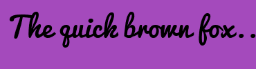 Image with Font Color 410D4F and Background Color A44ABC
