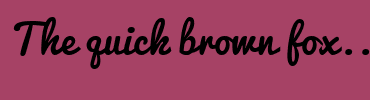 Image with Font Color FFFFFF and Background Color A64265
