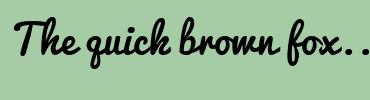 Image with Font Color 81C7B8 and Background Color A6CCA6