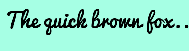 Image with Font Color 4E6B7A and Background Color A6FFE4