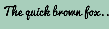 Image with Font Color D4DFCF and Background Color A8CEBB