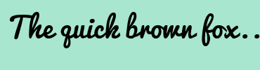 Image with Font Color FFFFFF and Background Color A8E6CF