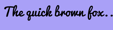 Image with Font Color E5FF96 and Background Color A9A0F7
