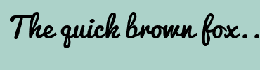 Image with Font Color 166059 and Background Color ACD2C9