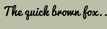 Image with Font Color 9FDCE3 and Background Color BABFA8