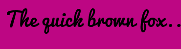 Image with Font Color 52F2EA and Background Color BD0683