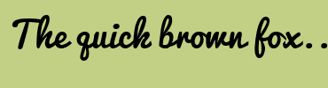 Image with Font Color FACC99 and Background Color C2D086