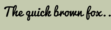 Image with Font Color FFFFFF and Background Color C4CAAE