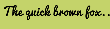 Image with Font Color FD8C52 and Background Color C4D36A