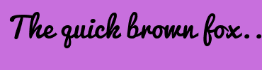 Image with Font Color 314F1E and Background Color C86FDD