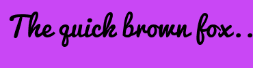 Image with Font Color 0D31BF and Background Color C947F5