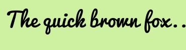 Image with Font Color 55AB55 and Background Color CDF1A1