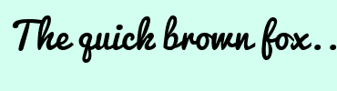 Image with Font Color FFFFFF and Background Color D2FFEF