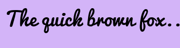 Image with Font Color EEFFBB and Background Color D3B4F8