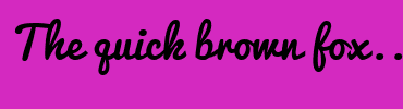 Image with Font Color E31E1E and Background Color D429C0