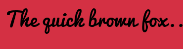 Image with Font Color 000000 and Background Color D43043