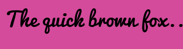 Image with Font Color FFFFFF and Background Color D44B9B