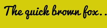 Image with Font Color EBCC00 and Background Color D4CD0B