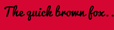 Image with Font Color 000000 and Background Color D60633