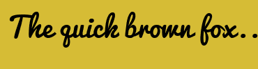 Image with Font Color 725D4D and Background Color D6BC35