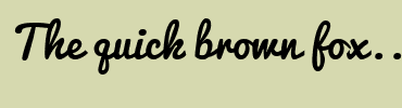 Image with Font Color FFFFFF and Background Color D6D9AF