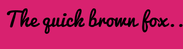 Image with Font Color 7D9C9F and Background Color D8216F