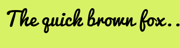 Image with Font Color 84DC53 and Background Color D8F265