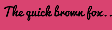 Image with Font Color 009954 and Background Color D94370