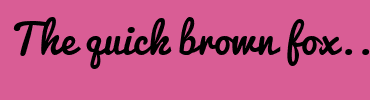 Image with Font Color FFFFFF and Background Color D95D95