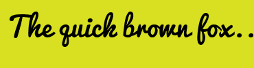 Image with Font Color 006837 and Background Color D9E021