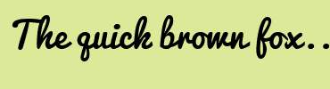 Image with Font Color CDE8F4 and Background Color DBE998