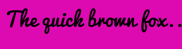 Image with Font Color 02ADD9 and Background Color DD0AB1