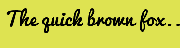 Image with Font Color 187B58 and Background Color DEE351