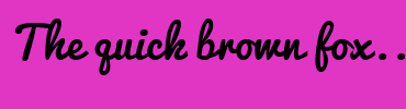 Image with Font Color 50B358 and Background Color E135C4