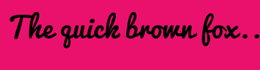 Image with Font Color F7772E and Background Color EA116C