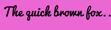 Image with Font Color 00889A and Background Color EB68D2