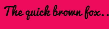Image with Font Color FFFFFF and Background Color EC0B5B