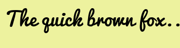 Image with Font Color EEEDE8 and Background Color EDF29E