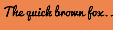 Image with Font Color E8E8E8 and Background Color EE854C